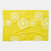 Fleurs jaunes d'été Serviette (Horizontal)