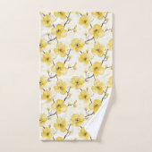 Fleurs jaunes d'or (Serviette à main)