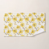 Fleurs jaunes d'or (Serviette à main)