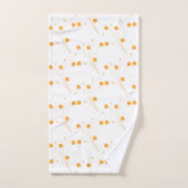 Fleurs Jaunes D'Or, Petite Impression Florale (Serviette à main)