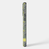 Fleurs Jaunes Florales Gris Personnalisables (Côté gauche)