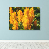 Fleurs jaunes Impression unique (Insitu (Plancher de Bois))