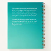 Fleurs Jaunes Livre Couverture Inspiration Carnet (Dos)