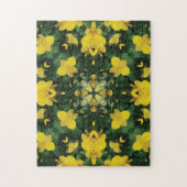 Fleurs Jaunes Motif créatif Puzzle (Vertical)