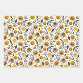 FLEURS JAUNES Rouges Russes Et FEUILLE (Devant)