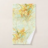 Fleurs jaunes sauvages (Serviette à main)