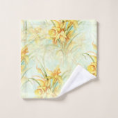 Fleurs jaunes sauvages (Gant de toilette)
