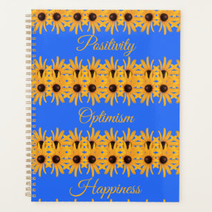 Fleurs Jaunes Solaires Bleues Inspirationnelles Ro