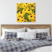 Fleurs Jaunes - Toile de Susans Jaunes (Insitu(Chambre))