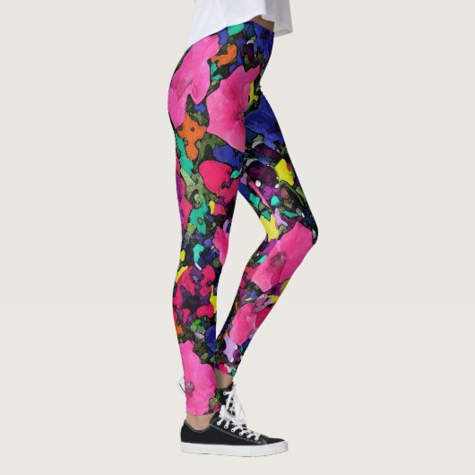 Fleurs Joueuses - Leggings (Droite)