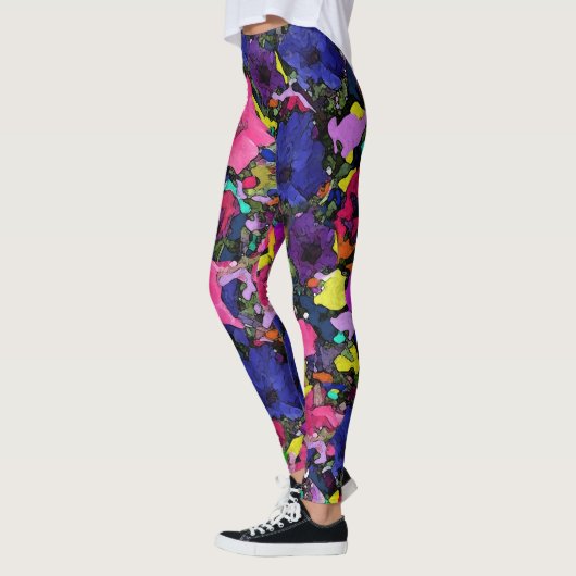 Fleurs Joueuses - Leggings (Gauche)