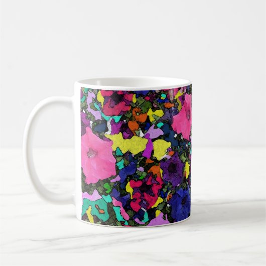 Fleurs Joueuses ~ Mug / Coupe (Gauche)