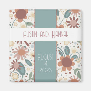 Fleurs joyeuses Fun Inspirivity Mariages magnets