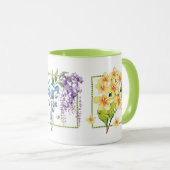 Fleurs joyeuses Papillons & Bees Mug (Devant droit)