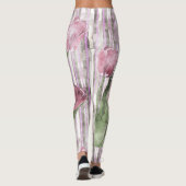 Fleurs Leggings féminins (Dos)