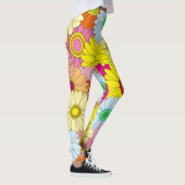 Fleurs Leggings féminins (Droite)