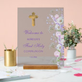 Fleurs Lilac Première communion Bienvenue (Mariage)