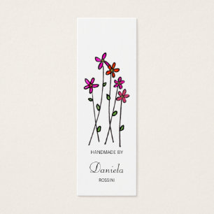 Fleurs longues tiges, Étiquettes de cuisine / arti