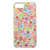 Fleurs lumineuses Motif iPhone 7 Coque (Dos)