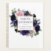 Fleurs luxuriantes | Floral rose violet et rose pe (Devant)