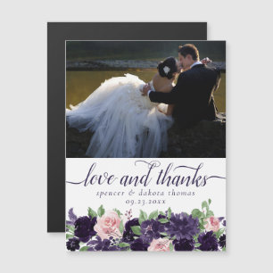 Fleurs luxuriantes Magnet de Merci photo rose vi