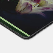 Fleurs Lys Blanches Et Rouges Personnalisées (Coin)