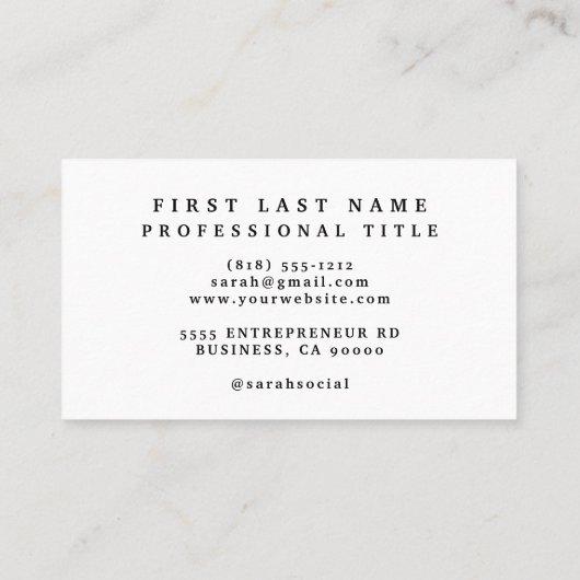 Fleurs Lys roses Cartes de visite (Dos)