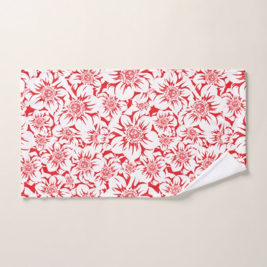 Fleurs Mandala 8 (Serviette à main)