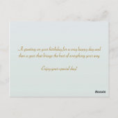 Fleurs marguerites - Carte postale Anniversaire (Dos)