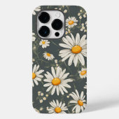 Fleurs marguerites iPhone 14, 15 Coque robuste, Bo (Verso)