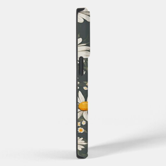 Fleurs marguerites iPhone 14, 15 Coque robuste, Bo (Verso / Droite)