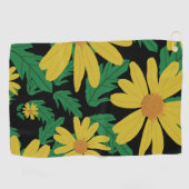 Fleurs marguerites jaunes avec serviette de golf f (Horizontal)