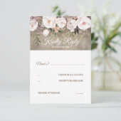 Fleurs Mariage rustique RSVP (Debout devant)