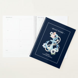 Fleurs marines d'ancre bleu clair