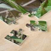 Fleurs mauve eau rivière étang jigsaw puzzle (Côté)