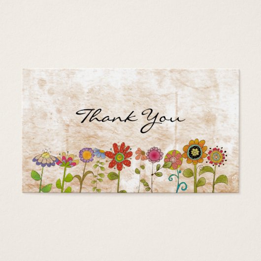 Fleurs merci (Devant)