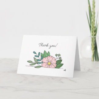Fleurs Merci 7 cartes