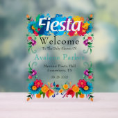 Fleurs mexicaines Fiesta Baby shower Bienvenue (Neutre)