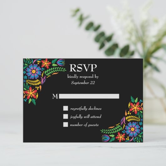 Fleurs mexicaines RSVP (Debout devant)
