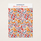 Fleurs mignonnes colorées Afficher bijoux Boucles (Devant)