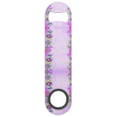 Fleurs mignonnes et papillons sur violet (Dos)