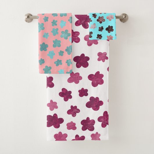 Fleurs minimales modernes avec texture (En situation)