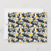 Fleurs minimes Carte moderne design (Dos)