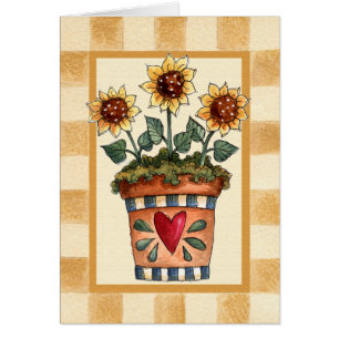 Fleurs mises en pot