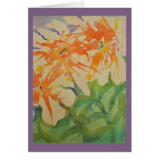 Fleurs molles d'aquarelle