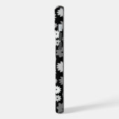 Fleurs monochromes à motif répétitif (Côté gauche)