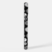 Fleurs monochromes à motif répétitif (Côté droit)
