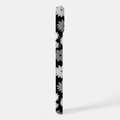 Fleurs monochromes à motif répétitif (Côté droit)