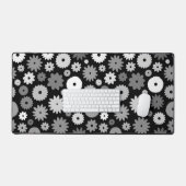 Fleurs monochromes grand motif (Clavier et souris)