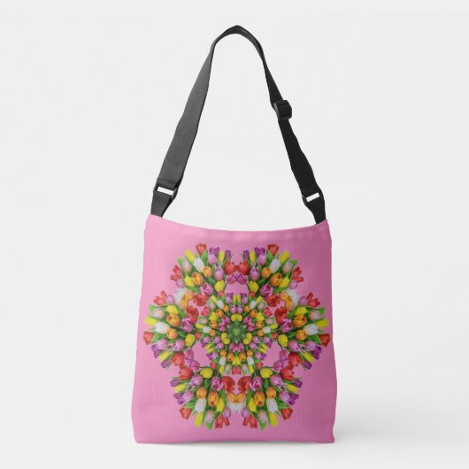 Fleurs Motif design pour Sac fourre-tout (Devant)